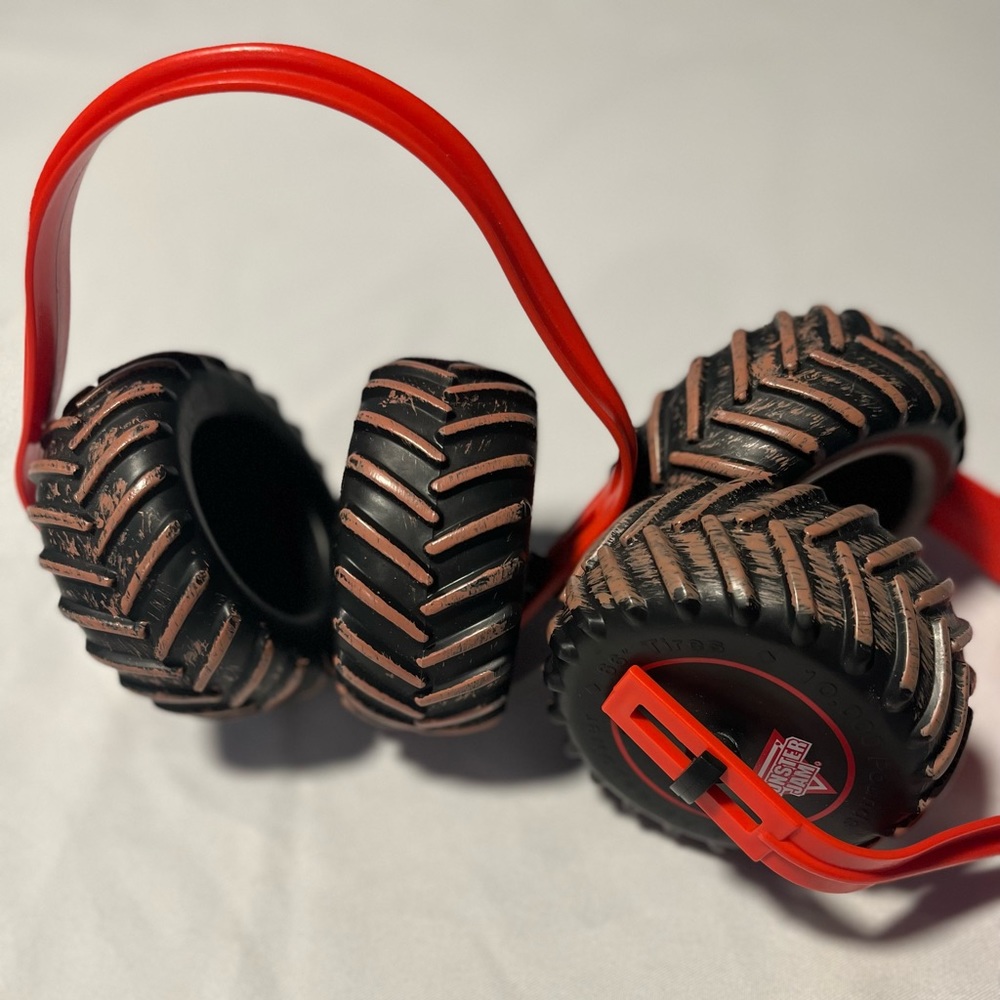 Two child’s Monster Jam noise canceling Ear Muffs